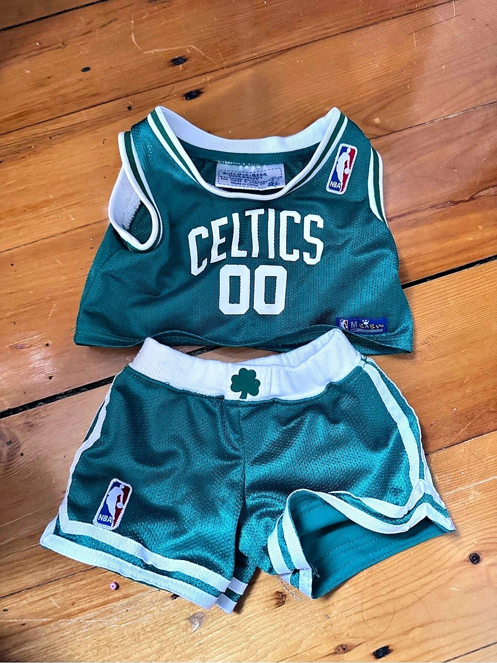 Build a Bear toy - NBA Boston Celtics #00Green Basketball Set